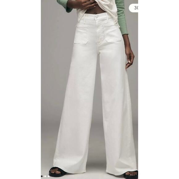 MOTHER The Undercover Sneak Wide Leg Jeans - Size 26 (New) - Picture 1 of 9
